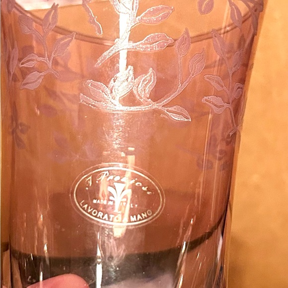 NWTs 1 J. Preziosi Amethyst glasses. Hand made in 🇮🇹 Italy - Picture 11 of 12